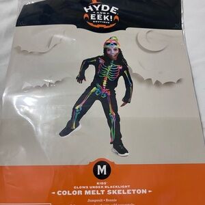 Kids Color Melt Skeleton Costume
